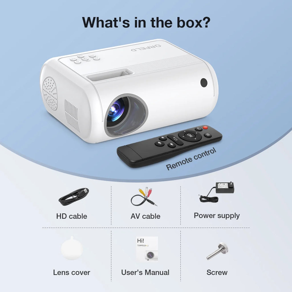 1080P Full HD Mini Projector U90142