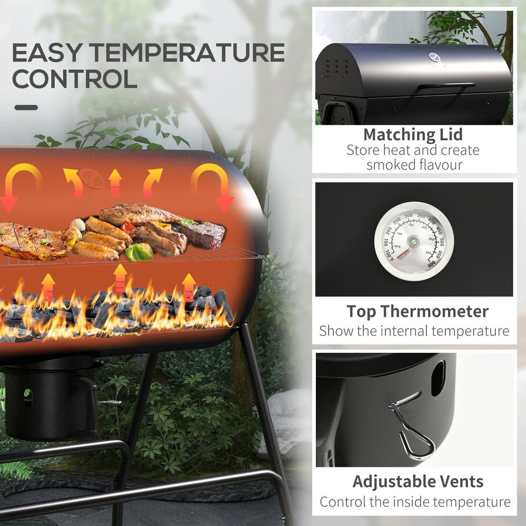 Wheeled Charcoal BBQ Grill Z71403