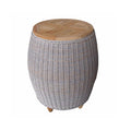 Outdoor End Table With Teak Top E933112