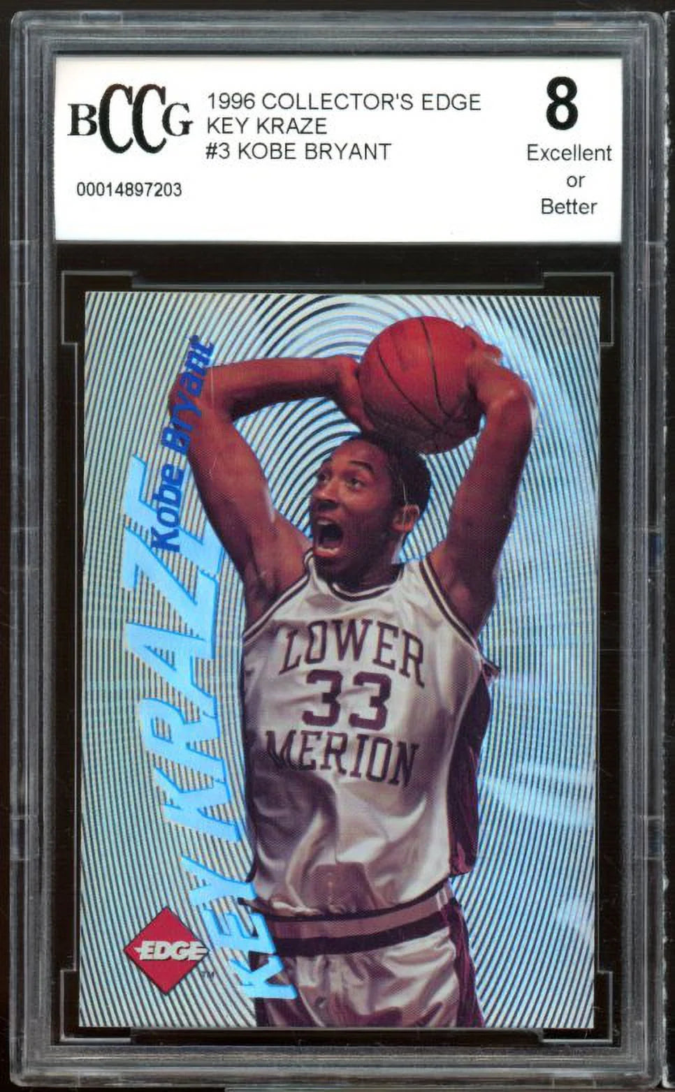1996 Collector's Edge Kobe Bryant Rookie Card F927961