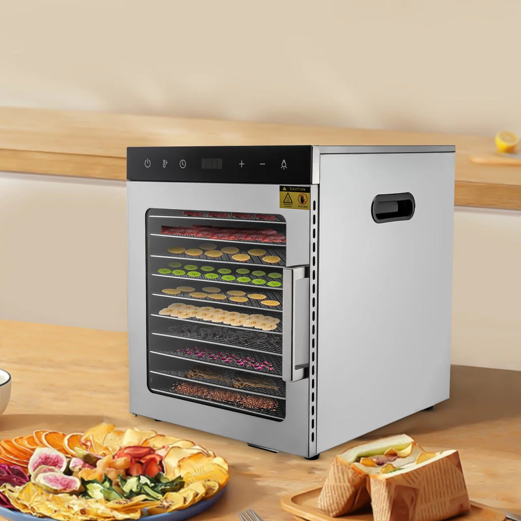 10 Trays Stainless Steel Electric Food Dehydrator F1277