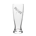 Deep Etched Beer Pilsner Glass R8328