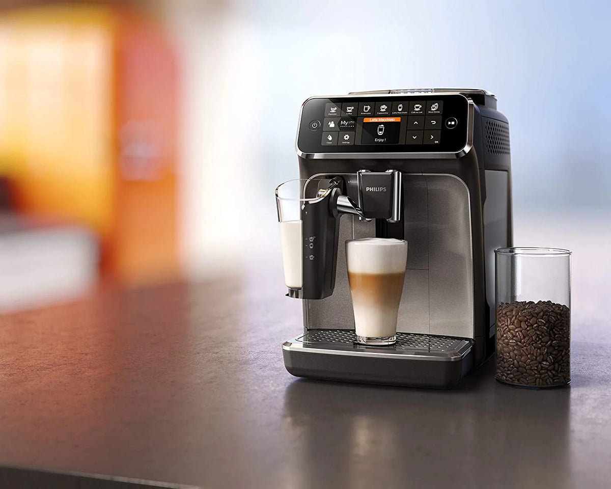 Fully Automatic Espresso Machine with LatteGo, Silver U4083