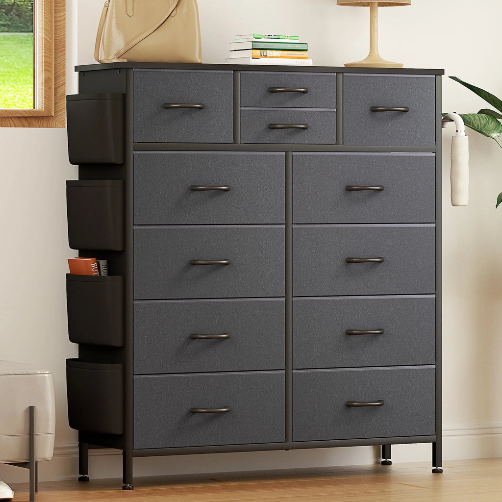 12 Drawer Fabric Dresser B68488