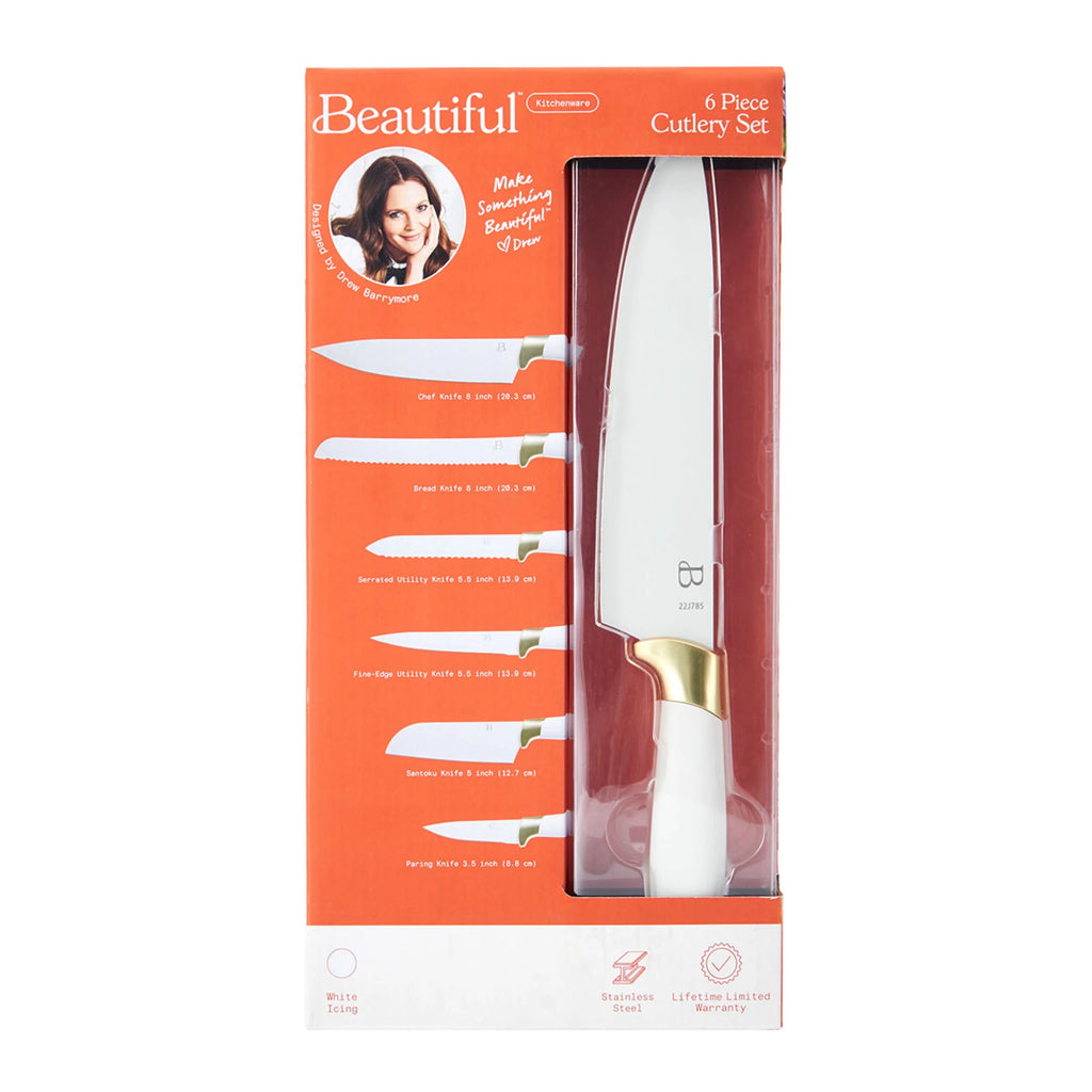 6 Piece Stainless Steel Knife Set U914