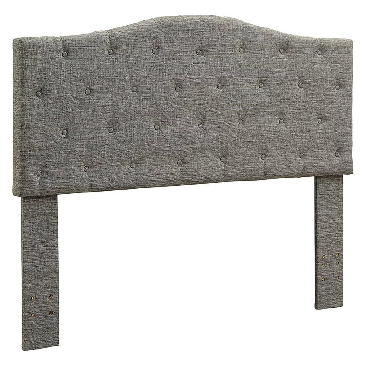 Gray Tufted Fabric Full/Queen Headboard O543548