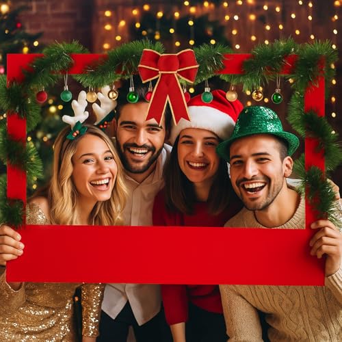 21 Pcs DIY Christmas Photo Booth Props Picture Frame 32" x 24" P33682