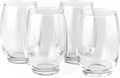 Stemless Wine Glasses Set Of 4, 15.5 Ounce C382