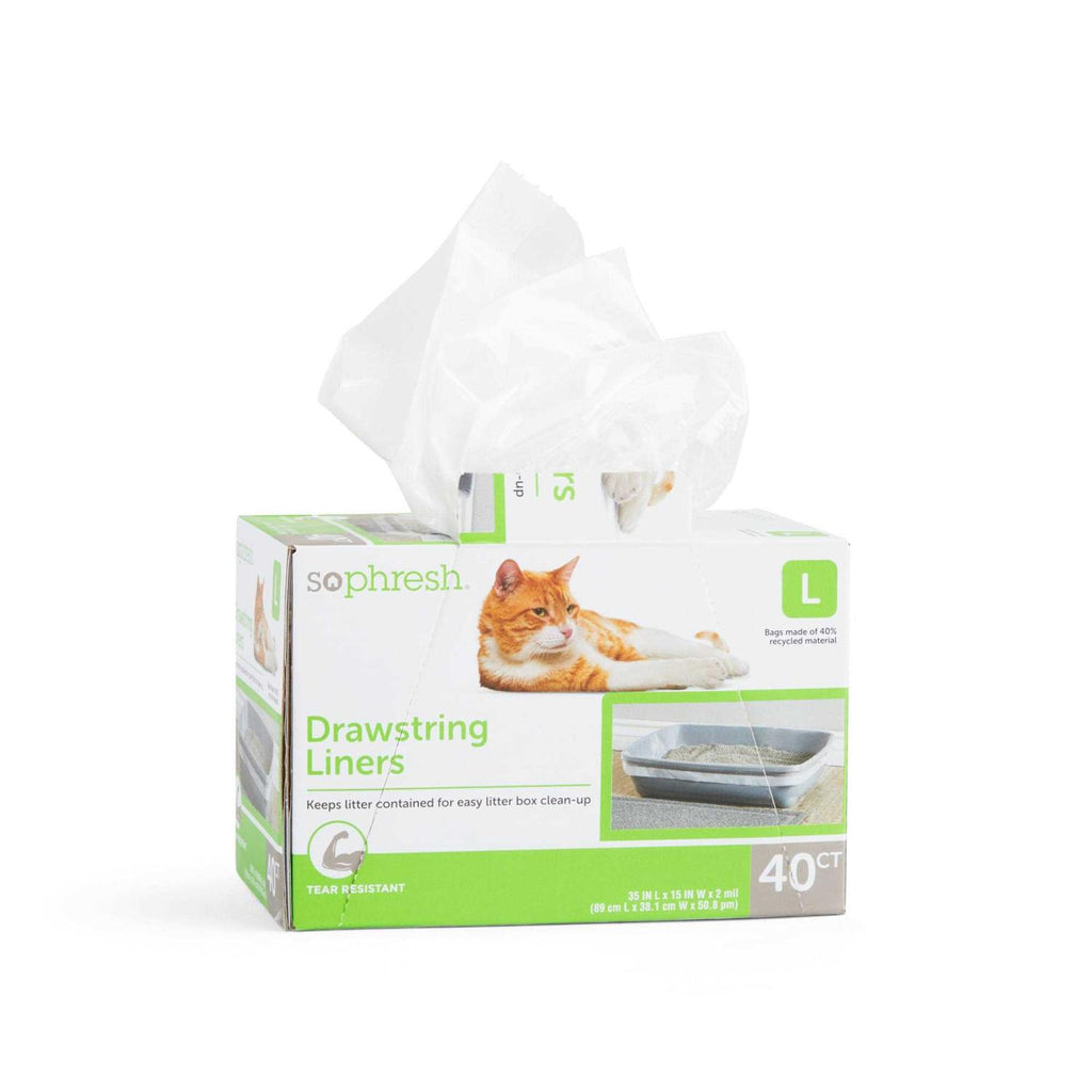 Drawstring Cat Litter Box Liners M623