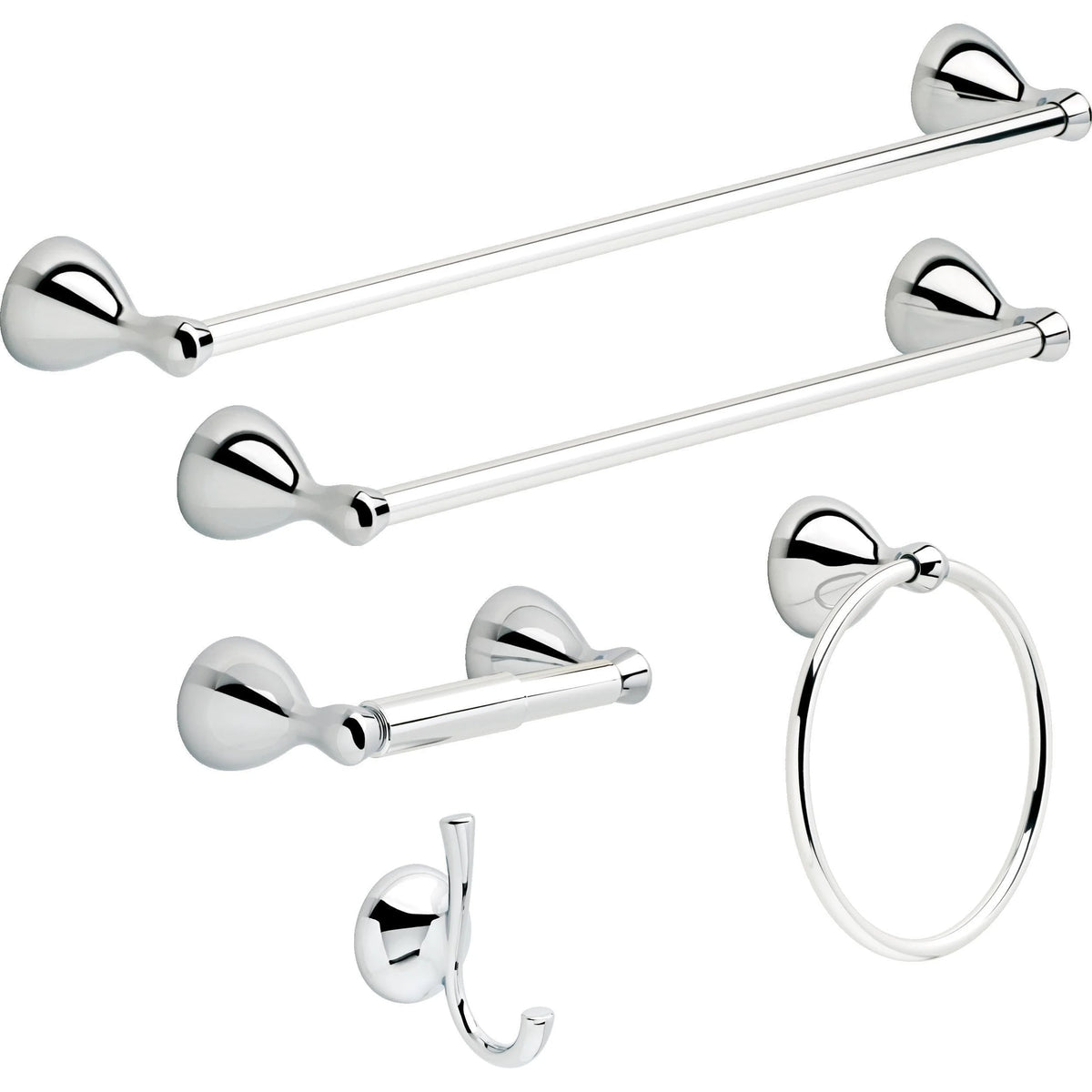 Chrome Silver Towel Bar 24 in. H7175