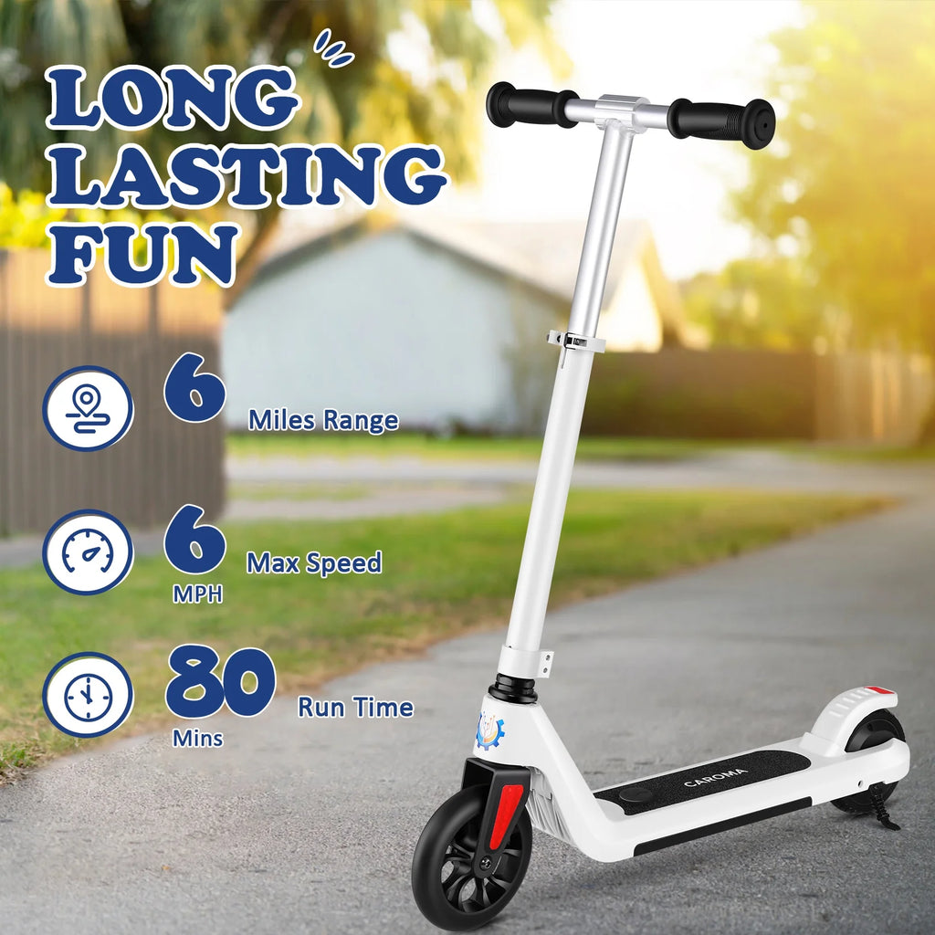 Kids Electric Scooter, Adjustable Speed and Handlebar Q67587