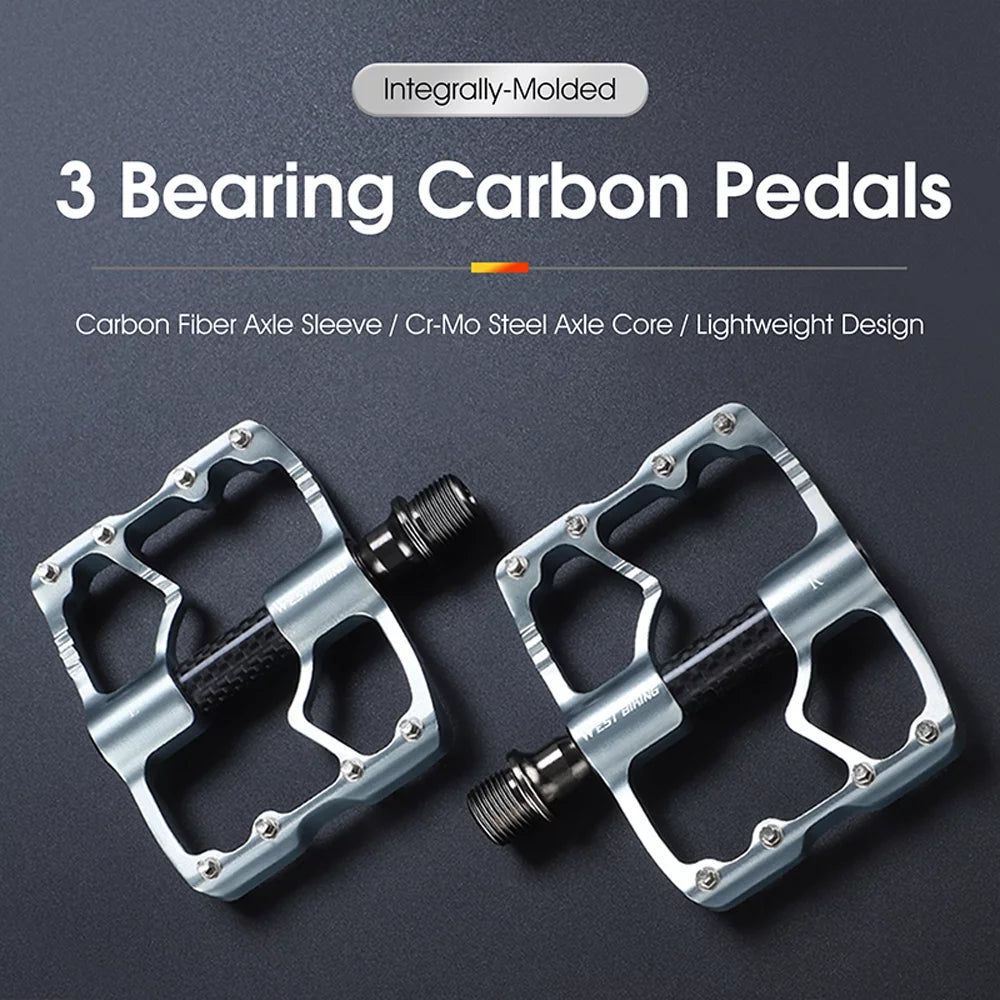 Ultralight Aluminum Alloy 3 Bearings Bike Pedals F12210