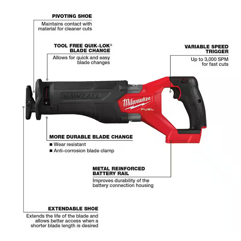 18V Lithium-Ion Brushless Cordless Reciprocating Saw K8725