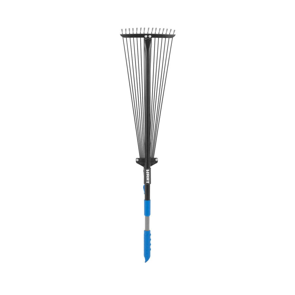 15-Tine Adjustable Leaf Rake with Telescoping Handle E115073