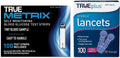 Tiras de teste 100ct + Lancetas 30 g de 100 ct B452