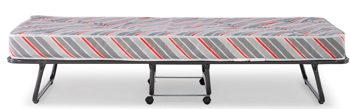 Folding Rollaway Guest Bed with 5 Innerspring Mattress V579124