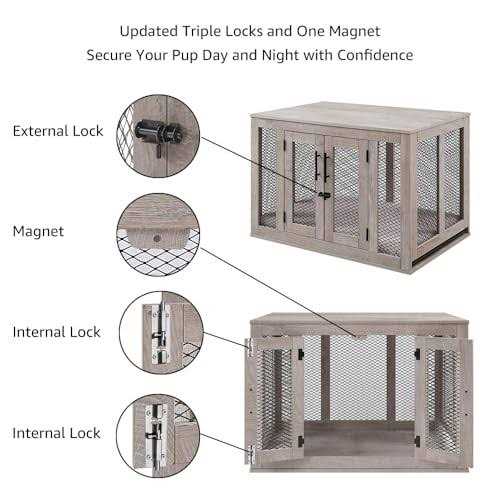 Furniture Style Dog Crate with Tray D1104