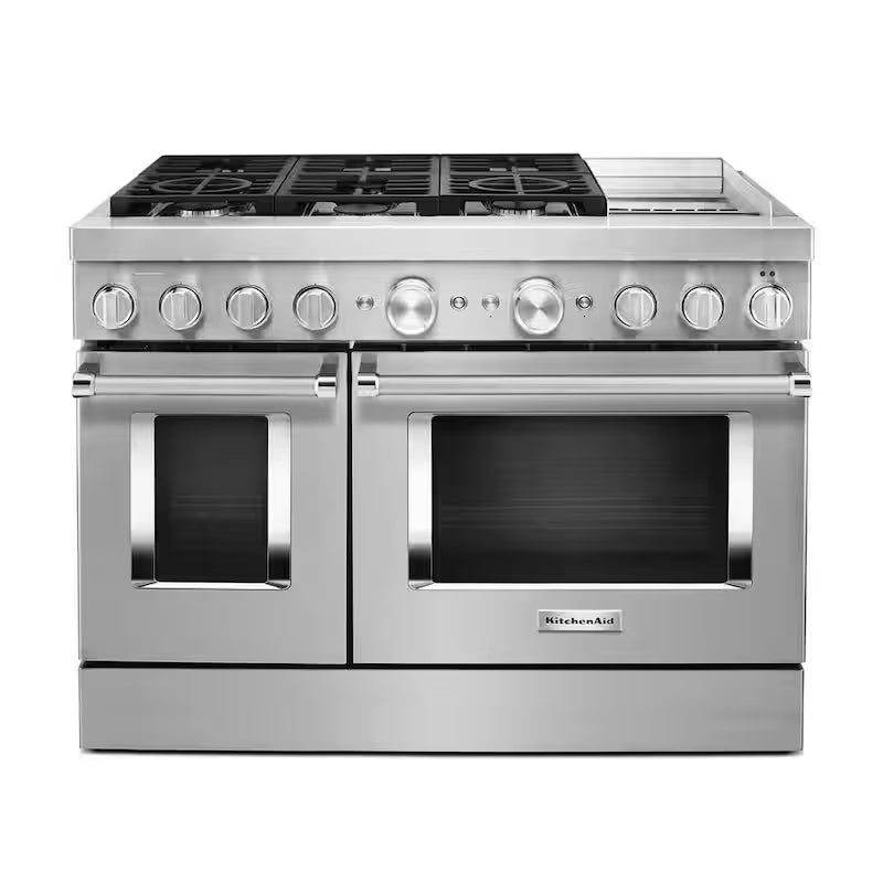 6.3 cu. ft. Smart Double Oven Dual Fuel Range with True Convection in Stainless Steel U818206