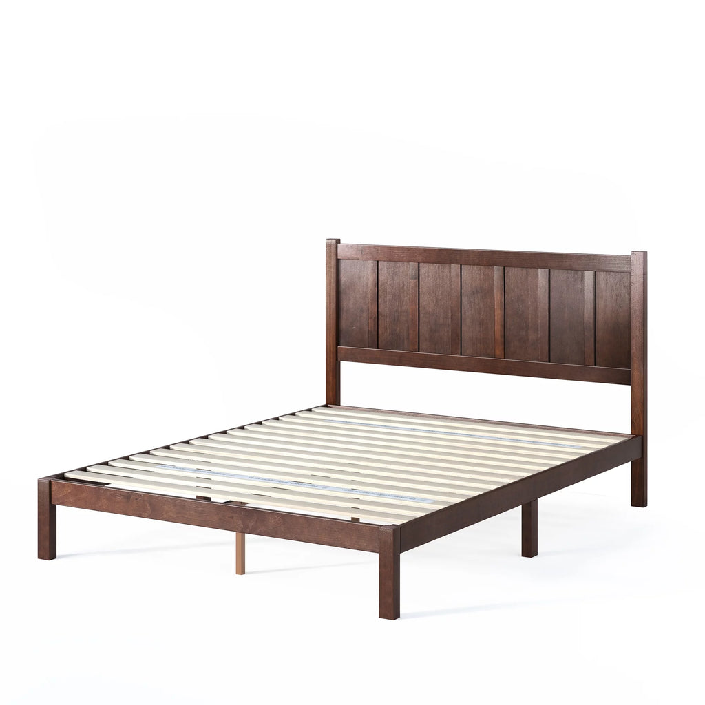 Queen Acacia Wood Platform Bed Frame E1948