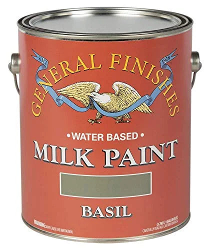 Water Based Milk Paint, 1 Gallon, Basil I8613