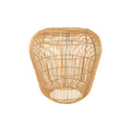 Handwoven Rattan Accent Table with Metal Frame B368
