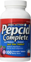 Berry Flavored Chewable Antacid Tablets 100 Count N704