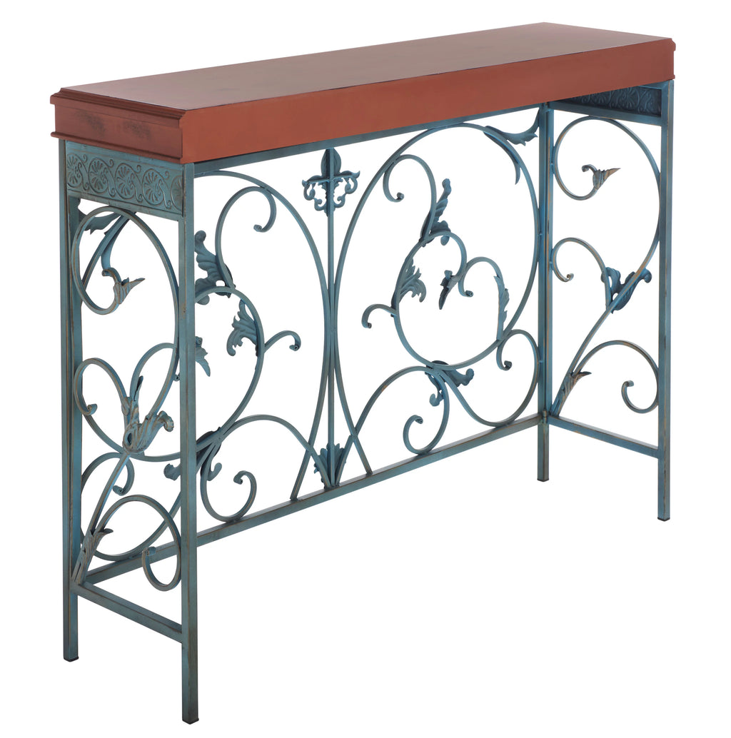 Brown Traditional Console End Table W478