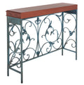 Brown Traditional Console End Table W478
