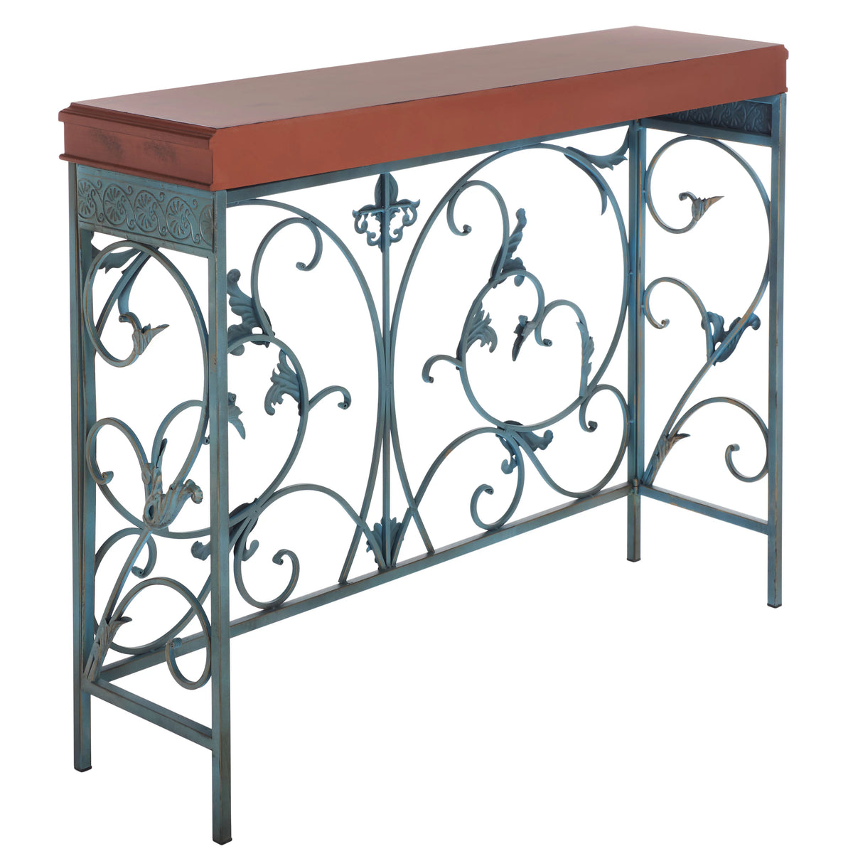 Brown Traditional Console End Table W478