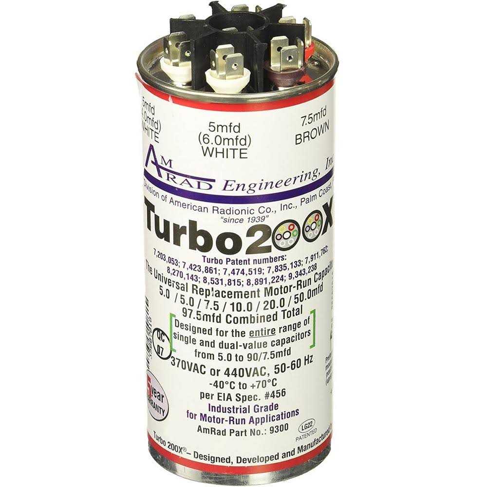 Capacitor 70-97.5 MFD 370 / 440 VAC I896