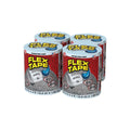 Clear Waterproof Rubberized Duct Tape 4-in x 5-ft 4-Pack U2354