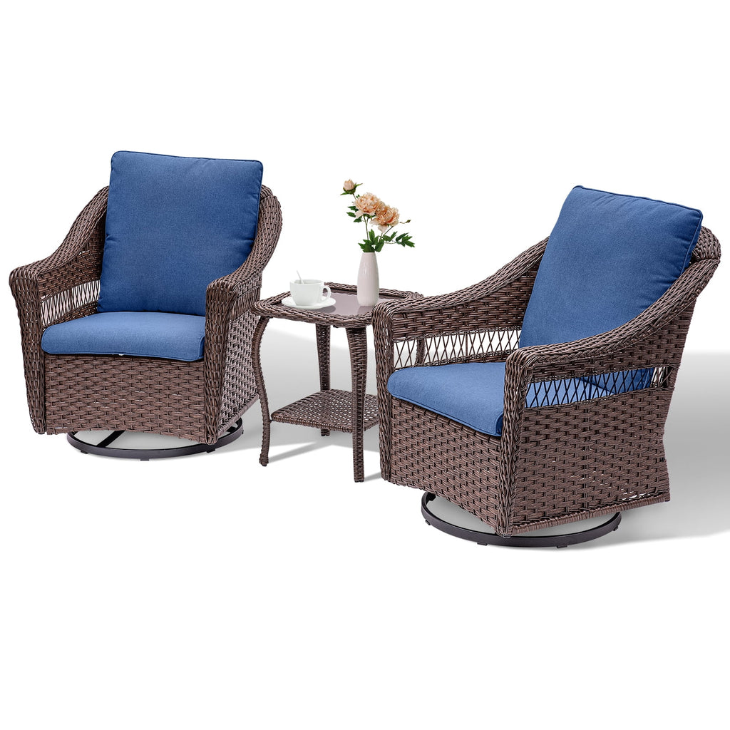 7 Pieces Rattan Patio Sofa Set with Cushions P890