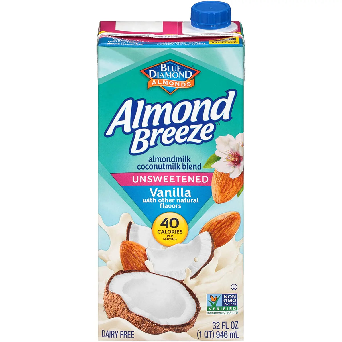 Unsweetened Vanilla Almond Coconut Blend 32 fl oz Pack of 4 U992