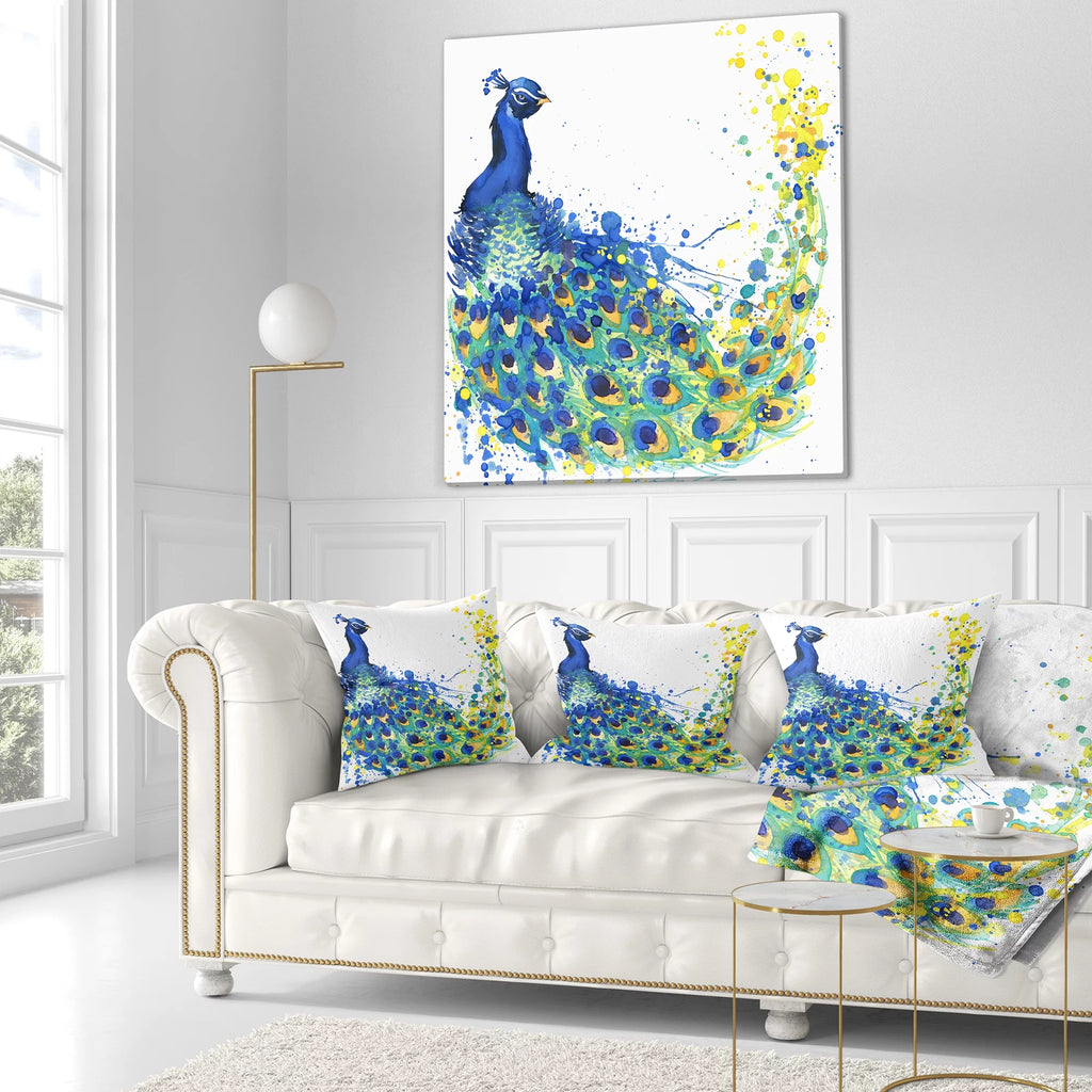 Contemporary Animal Throw Pillow 18x18 H2213