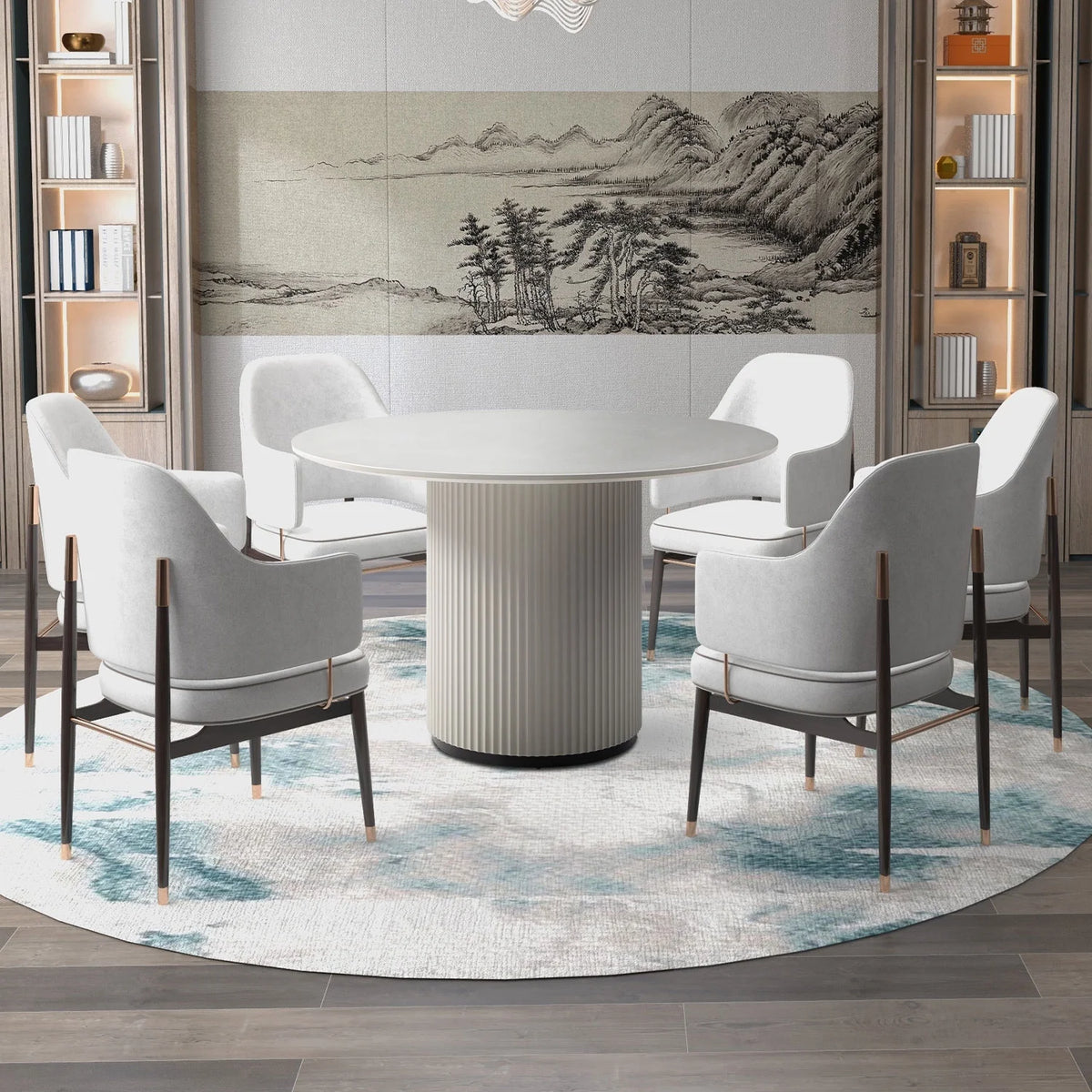 Round MDF Table A50672