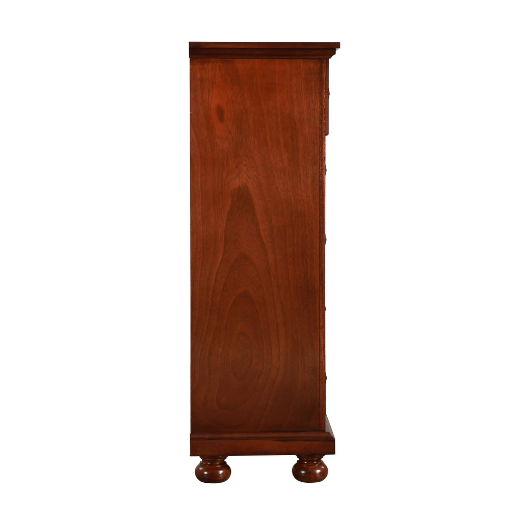 Cherry 5 Drawer Chest R7576
