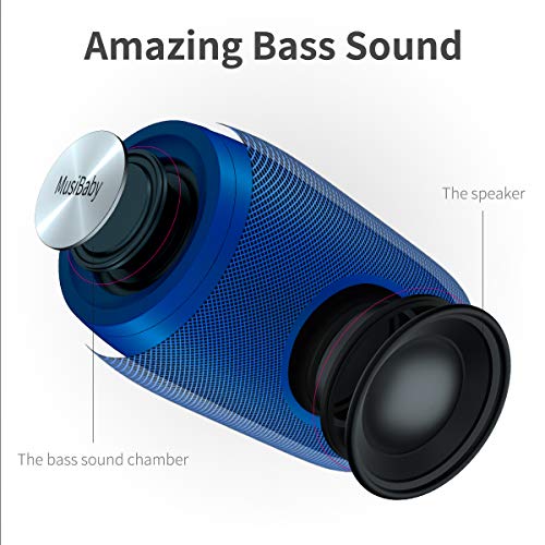 Bluetooth Speaker, Small Portable Speaker, Waterproof, Wireless, Bass, HD Sound, 24H Playtime S3575