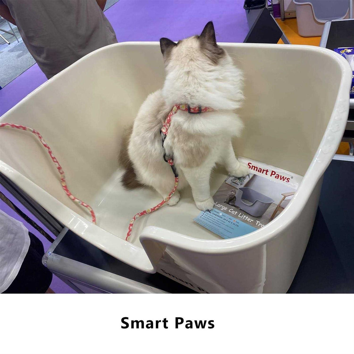 Cat Litter Box with High Sides N9075