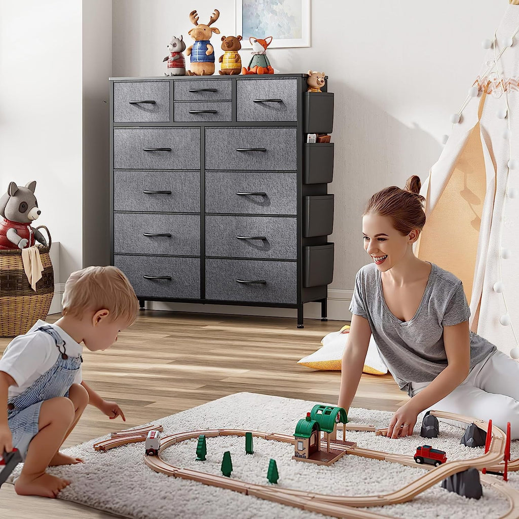 12 Drawer Fabric Dresser B68488