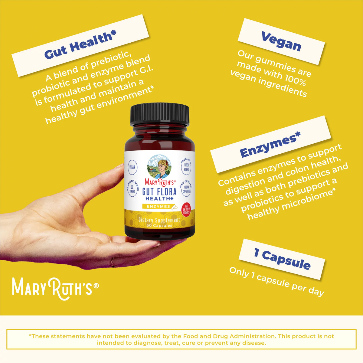 Vegan Non-GMO 60 Count Enzymes H75830