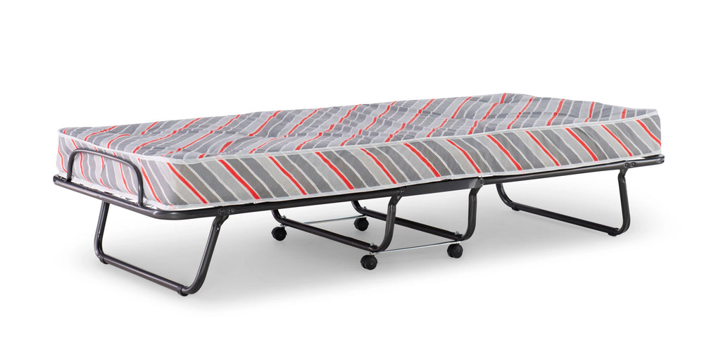Folding Rollaway Guest Bed with 5 Innerspring Mattress V579124