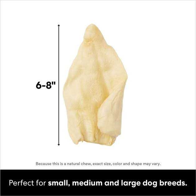 Water Buffalo Ear Chews Dog Treats V1822