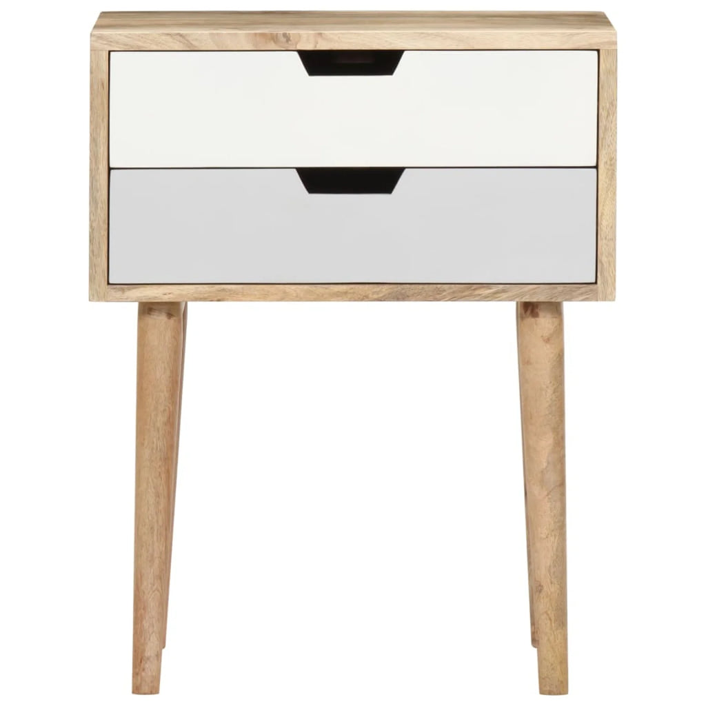 Solid Mango Wood Bedside Cabinet R16481