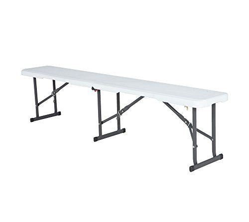 Portable Folding Bench White J507
