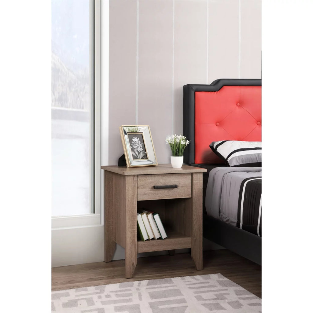 1-Drawer Sandalwood Nightstand B662448