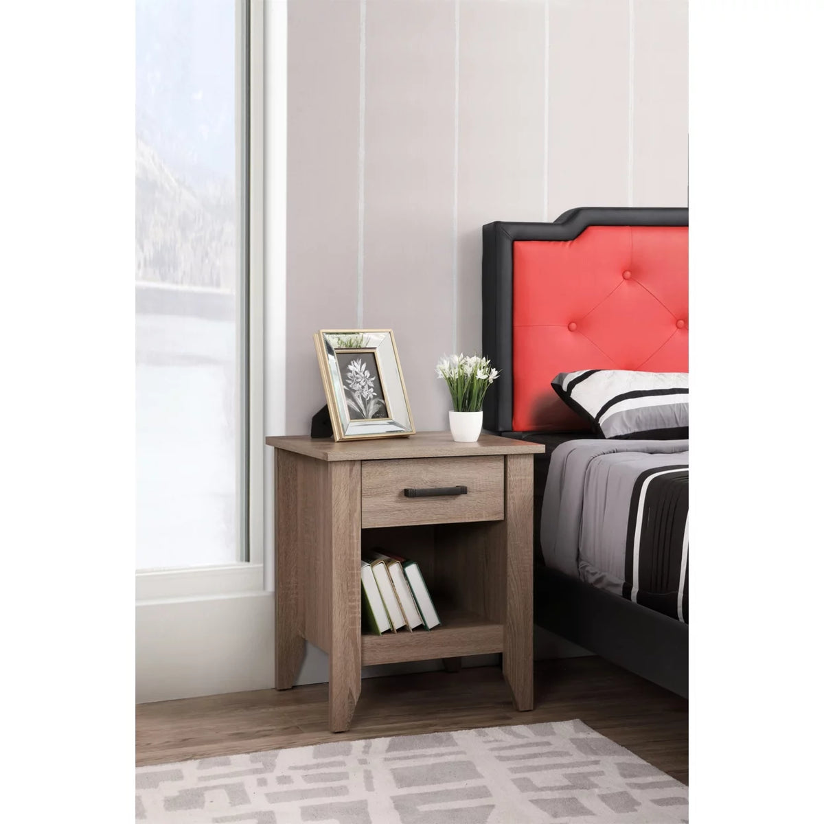 1-Drawer Sandalwood Nightstand B662448
