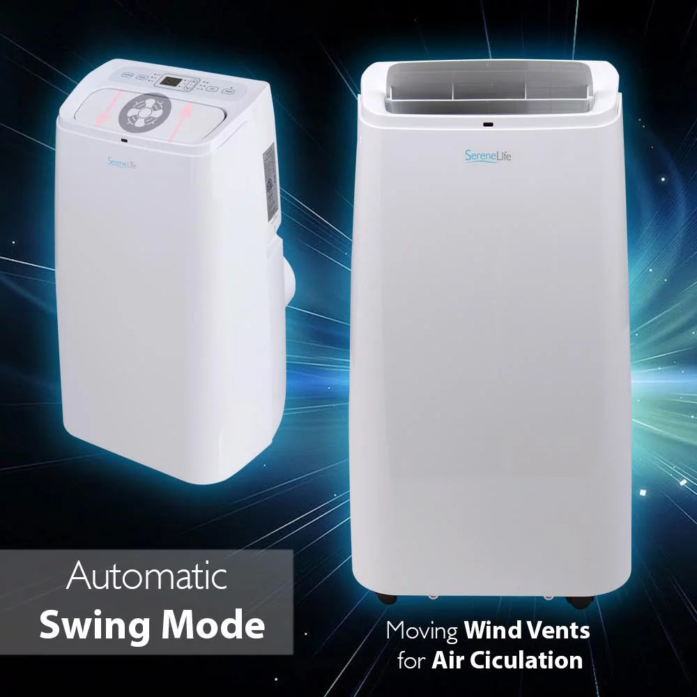 Portable Air Conditioner with Built-in Dehumidifier & Fan Modes, 12,000 BTU L528
