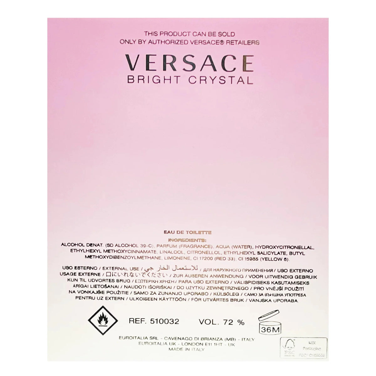 Eau de Toilette 3.4 oz C93860