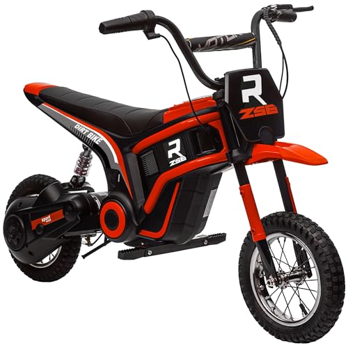 Electric Dirt Bike 24V 350W Off-Road Motorcycle Red B193578