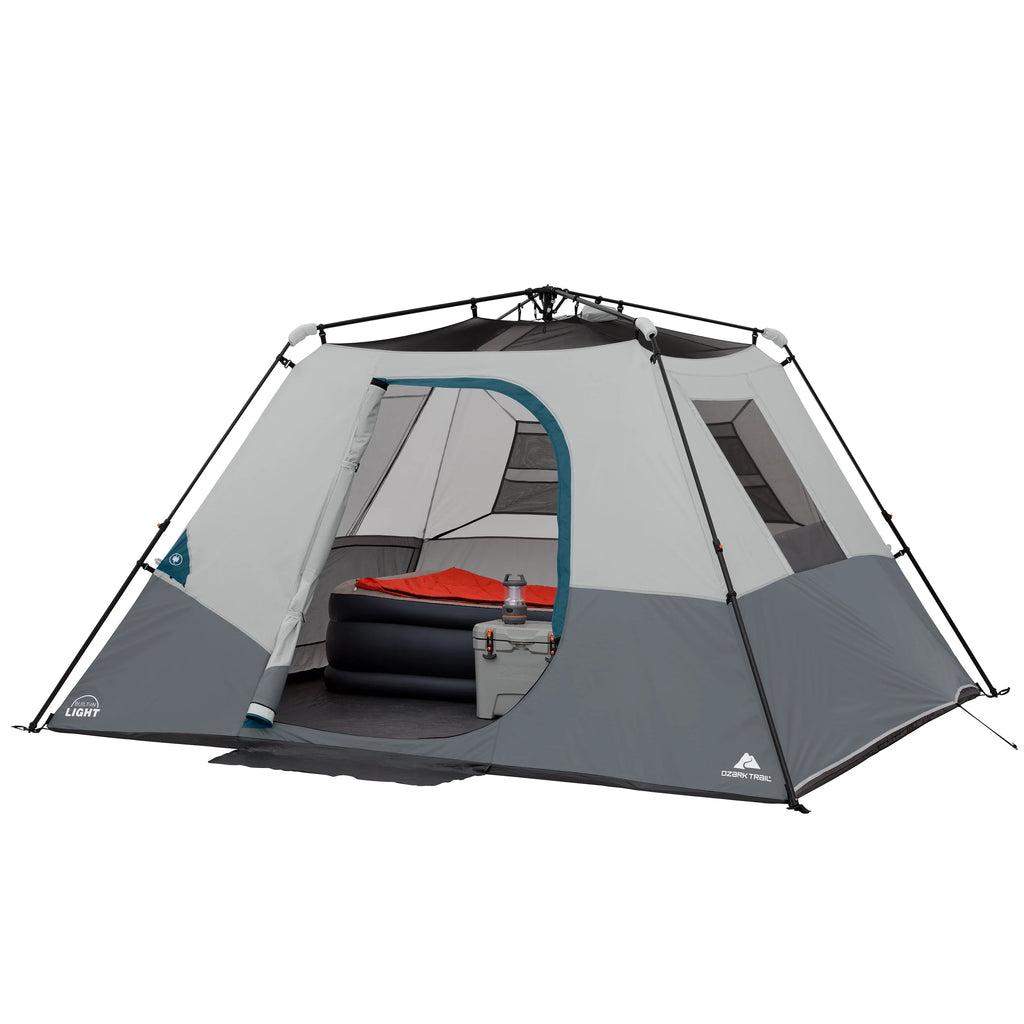 6-Person Instant Cabin Tent with LED Light L95859